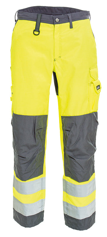 Tranemo Cargo Kneepad Hi Vis Trousers Hi Vis Yellow/Grey 4820 44 92 Ce-Me