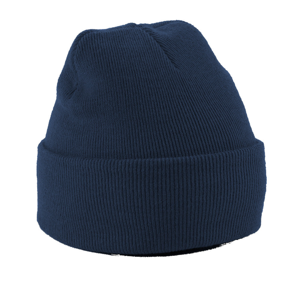 Beechfield BB45 Original Cuffed Beanie Hat Unisex Navy