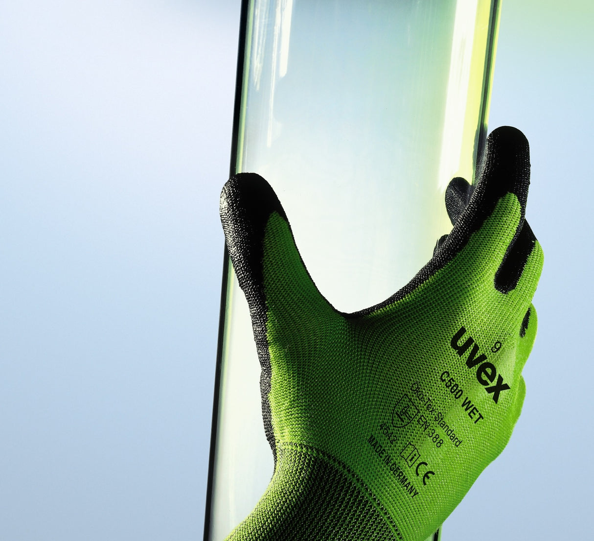 Uvex C500 WET Cut-5 Level Resistant HPE Coating Work Gloves, Size - 7