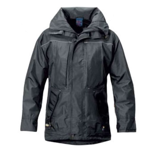Snickers Workwear 1708 100% Polyester Winter Black Jacket - Size Medium