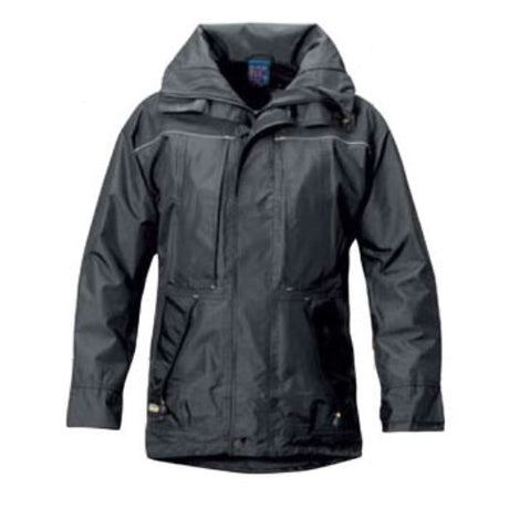 Snickers Workwear 1708 100% Polyester Winter Black Jacket - Size Medium