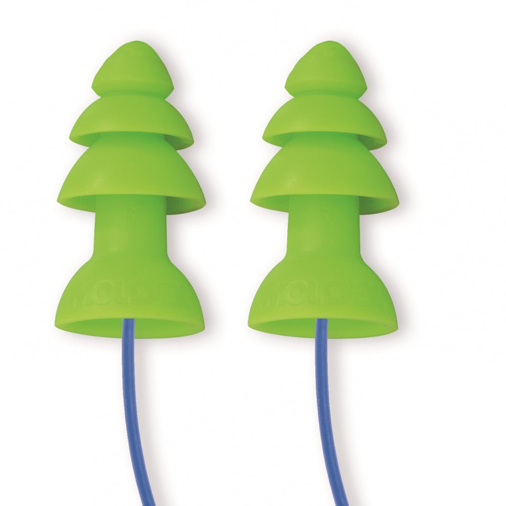 Moldex 6421 Comets® Corded Earplugs SNR=25dB Reusable 50 Pairs