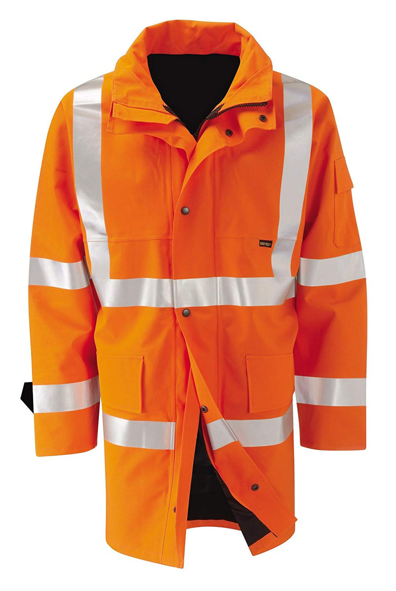 Orbit International GB2 FWJR Hi Vis Orange Waterproof 2 Layers GoreTe