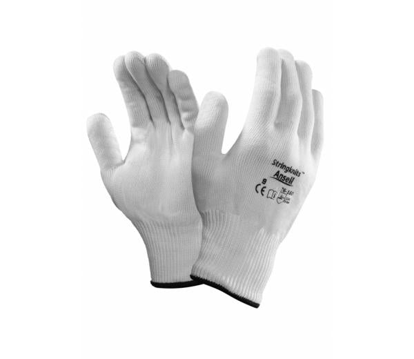 Ansell 76-160 Stringknits Natural Cotton Light Weight Gloves