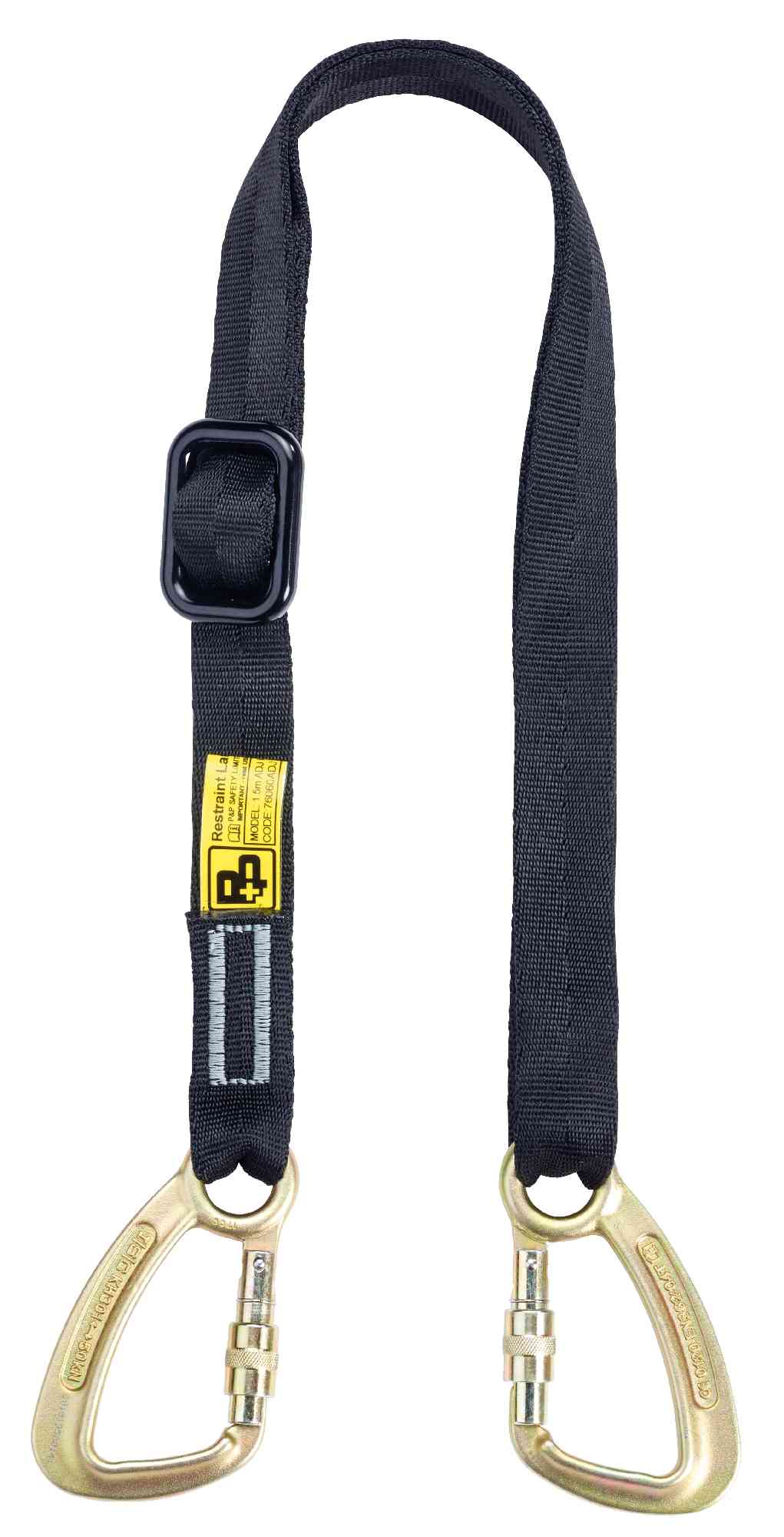 P&P Webbing Adjustable Restraint Lanyard 1.5m