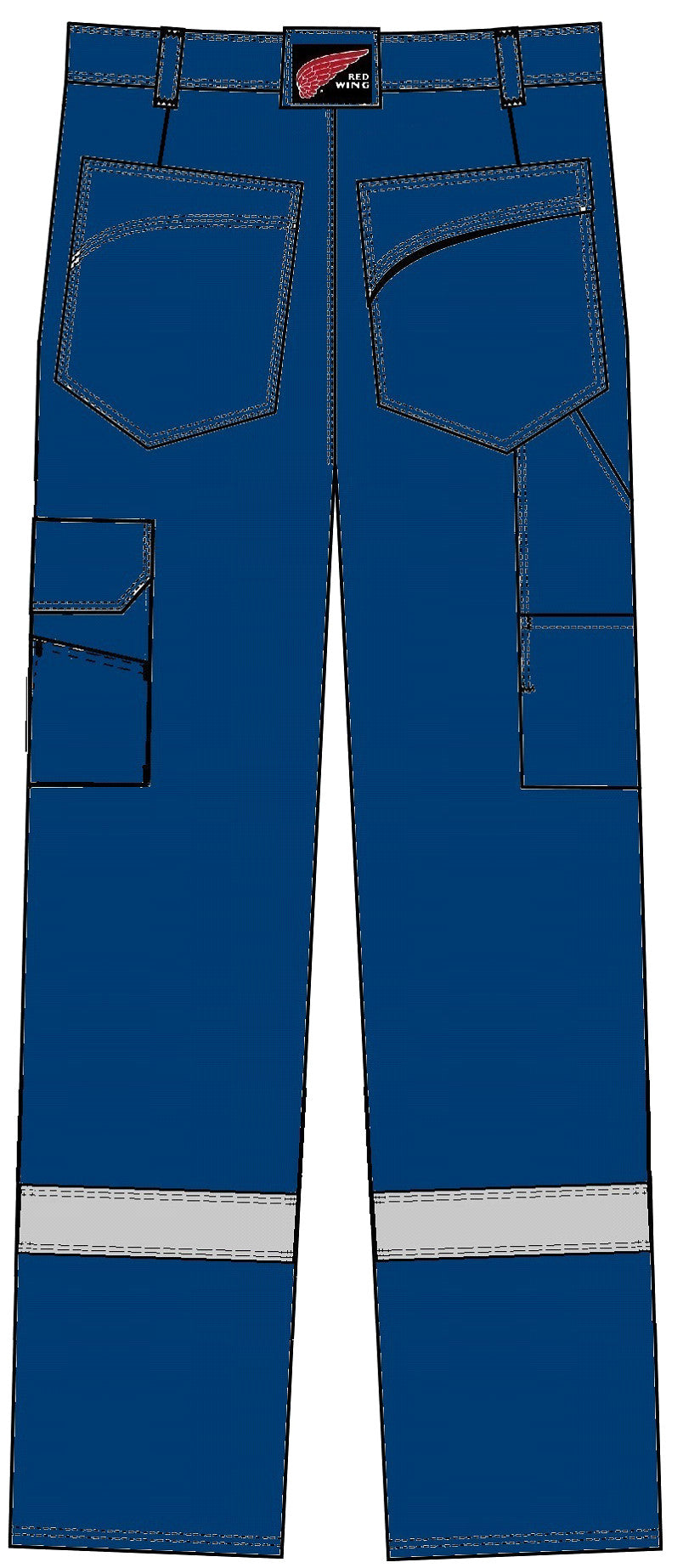 Redwing 76753 Flame Retardant Antistatic Royal Blue Men FR Trousers