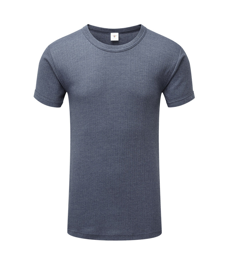 Castle Clothing Men Thermal Polycotton Short Sleeved Base Layer T-Shirt