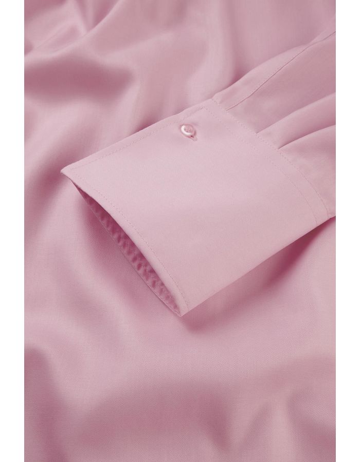 Russell Collection 956F Ladies Shirt Long Sleeve Non-Iron Cotton Pink