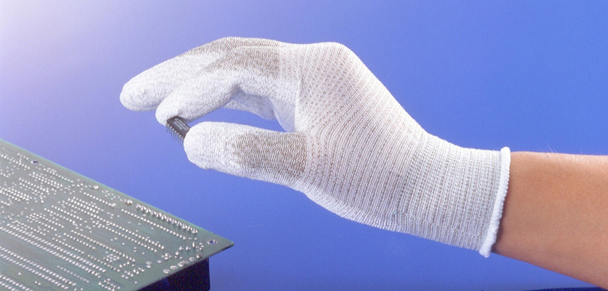 Showa A0170 Unisex Work Gloves Antistatic Low Linting Safe Electronics Handling
