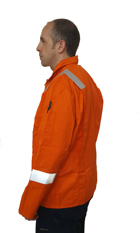 Sofileta 41850-16101-25 FR Nomex Hi Vis Flame Retardant Jacket Orange Size 40