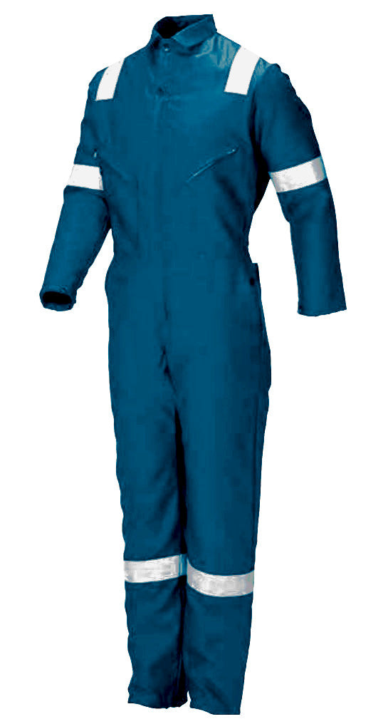 Pioneer Arctic Firemaster Padded Coverall Flame Retardant Cold Insulated Navy