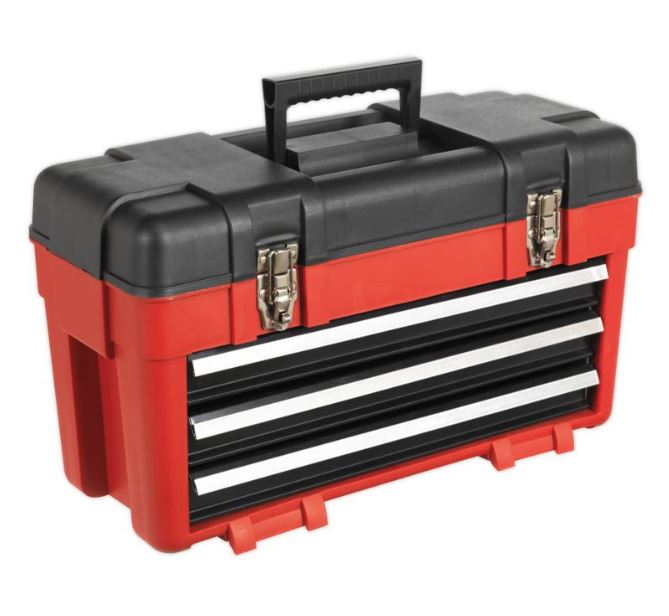 Sealey AP1003 Portable Toolbox 585mm 3 Drawers