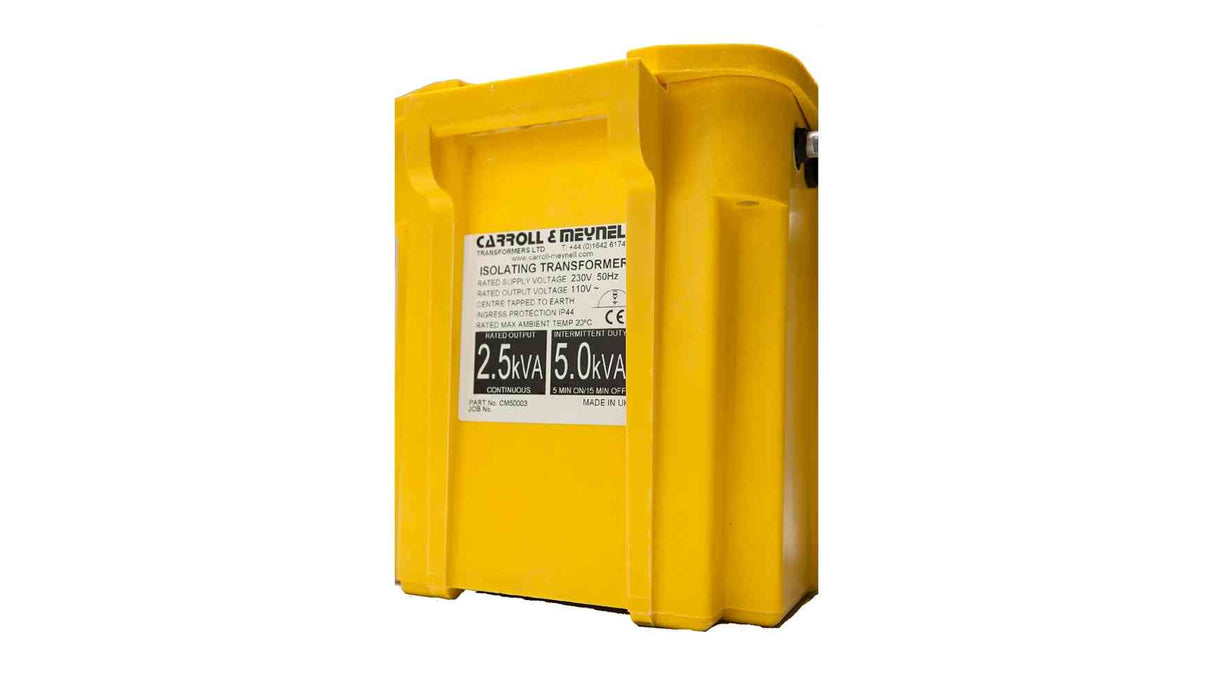 Carroll & Meynell 5kVA Triple Outlet 110-volt Site Transformer