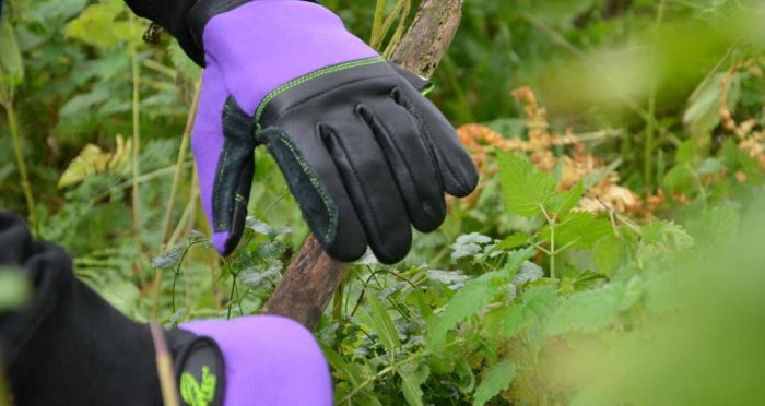 Arbortec Forestwear AT950 Pro Chainsaw Protection Leather Palm Forestry Gloves