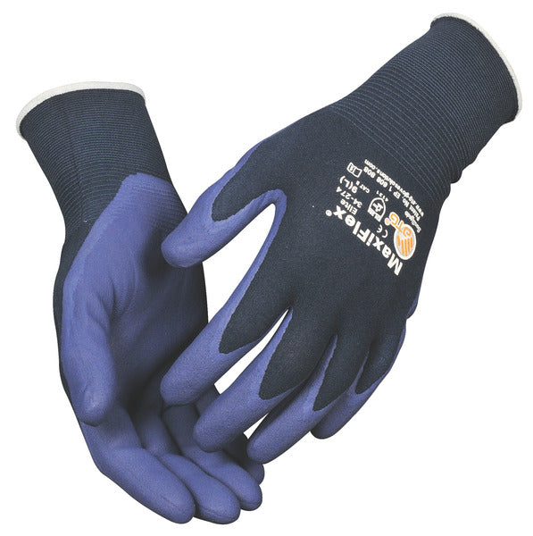 ATG MaxiFlex Elite Palm Coated 34-274 Nitrile Foam Work Gloves