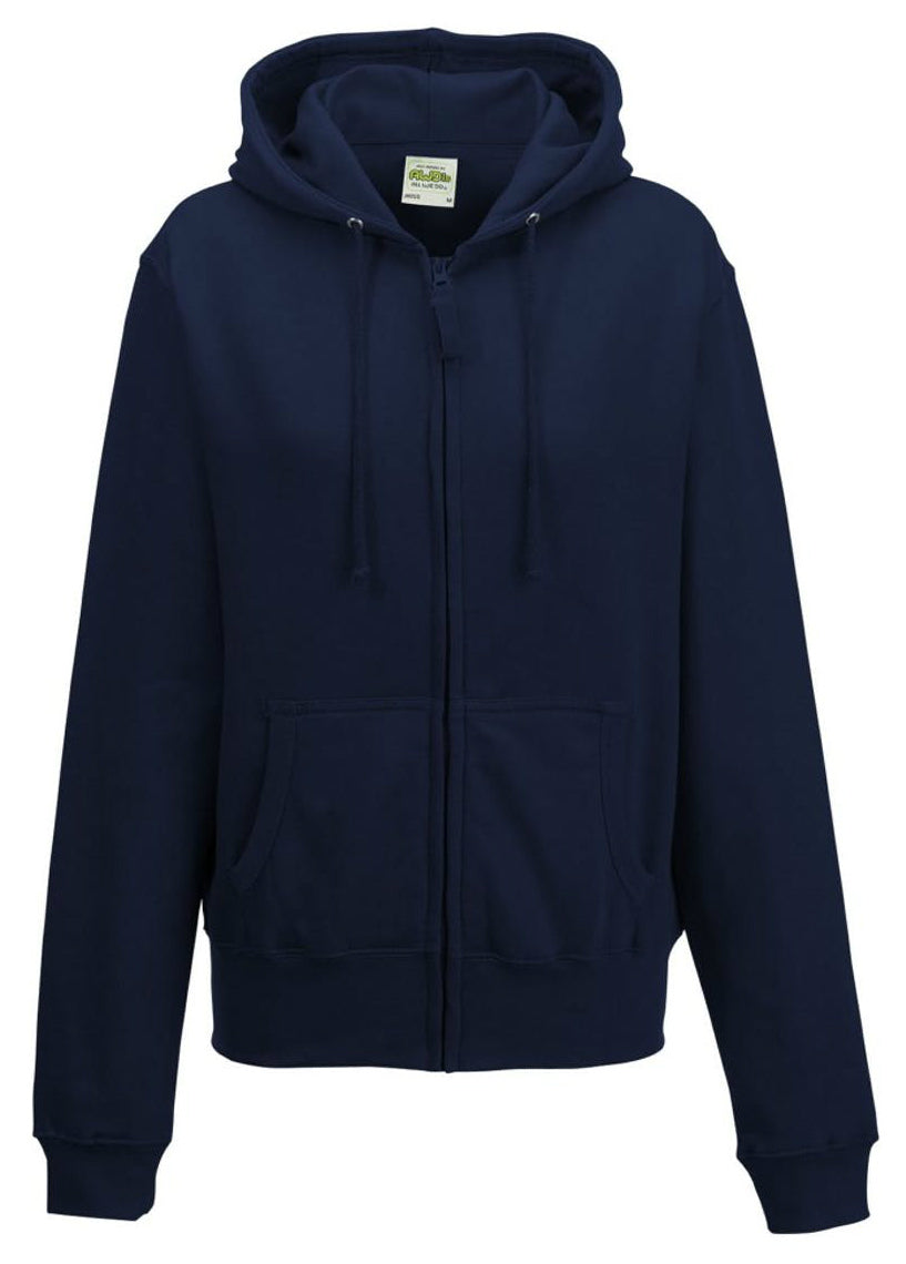AWDis JH055 Girlie Zoodie Ladies Hooded Sweatshirt French Navy