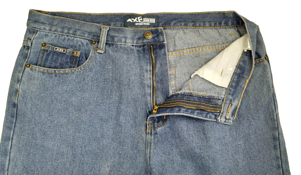 AXE Denim Wear Work and Casual CPS 758 Blue Denim Jeans