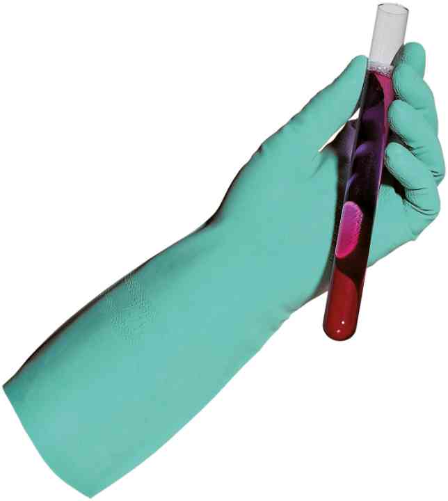 Mapa AdvanTech 519 Nitrile Gauntlets 33cm Unlined Chemical Resistant Size 2XL