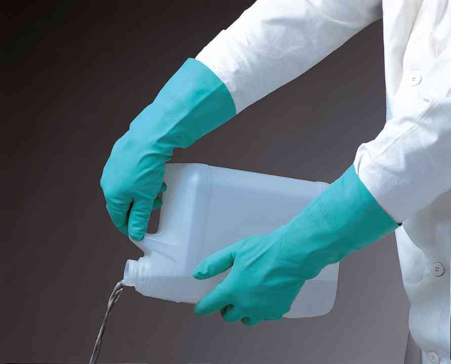 Mapa AdvanTech 519 Nitrile Gauntlets 33cm Unlined Chemical Resistant Size 2XL