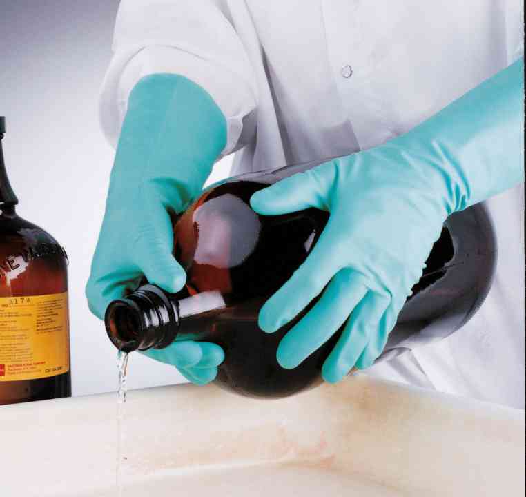 Mapa AdvanTech 519 Nitrile Gauntlets 33cm Unlined Chemical Resistant Size 2XL