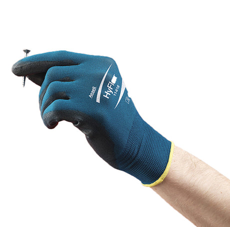 Ansell 11-616 HyFlex PU Palm Coated General Handling Work Gloves