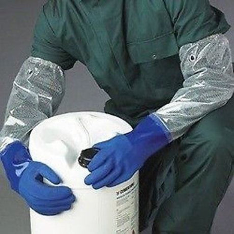 Marigold P57B 32cm Extended Sleeve Chemical Protection Soft PVC Gauntlet