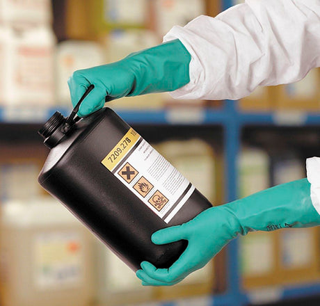 Ansell Solvex 37-655 Chemical Resistant Nitrile Glove Size 10