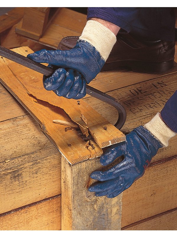 Ansell 47-402 ActivArmr Hylite Work Gloves Nitrile Fully Coated