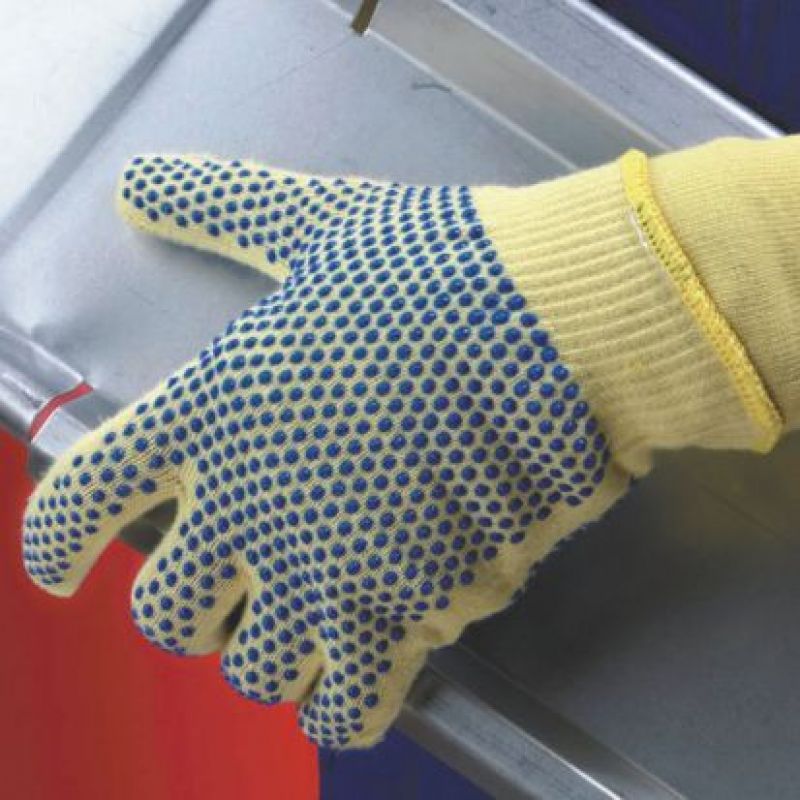 Ansell 70-325 Neptune Kevlar Cut 3 PVC Dots Extra Grip Cut Resitant Glove