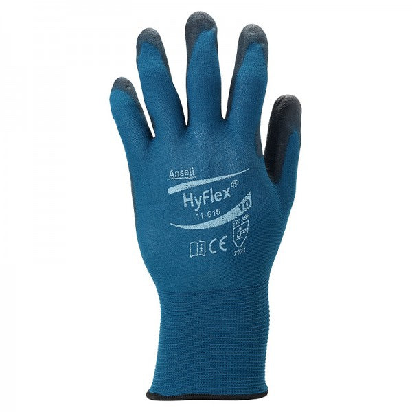 Ansell 11-616 HyFlex lightweight 18-Gauge Glove General Handling High Grip