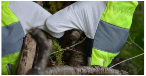 Arbortec AT850 Dyneema Hi Vis Class 1 Chainsaw Forestry Gloves Size 8