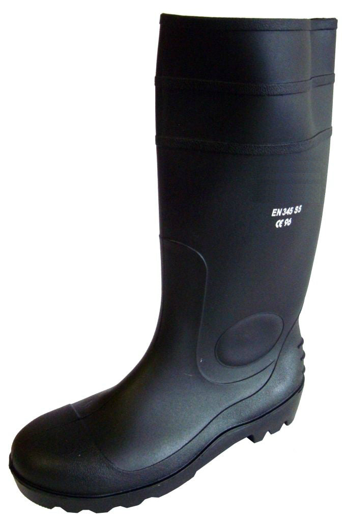 Nitrile-PVC S5 Wellington Steel Toecap & Midsole