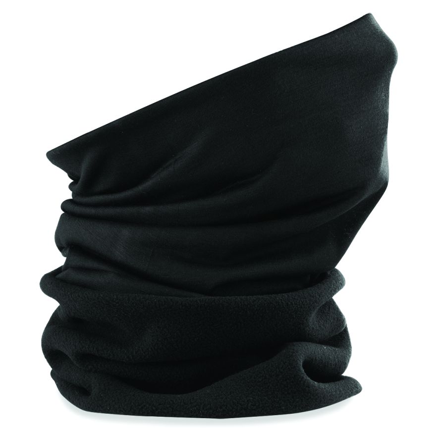 Beechfield MORF Multi Use SupraFleece 100% Polyester Neck Warmer BB920 Black