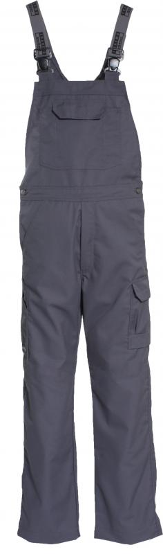 Tranemo 1140 Comfort Light Men Polycotton Bib & Brace Grey