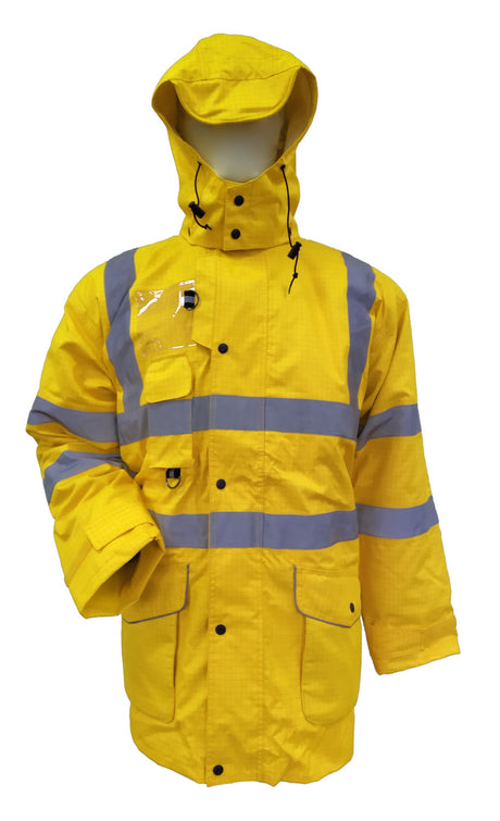 Faithful Ripon 7 in 1 Hi-Vis Jacket Waterproof Yellow Size Small