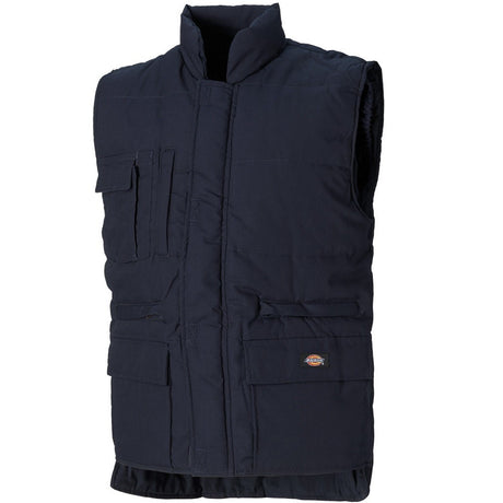 Dickies BW11025 Professional Combat Men Lined Bodywarmer Navy Size 3XL