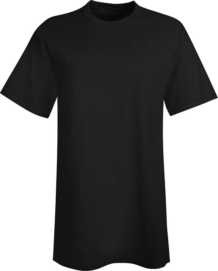 Hanes Beefy-T Classic Short Sleeves Black T-Shirt, Size X-Large