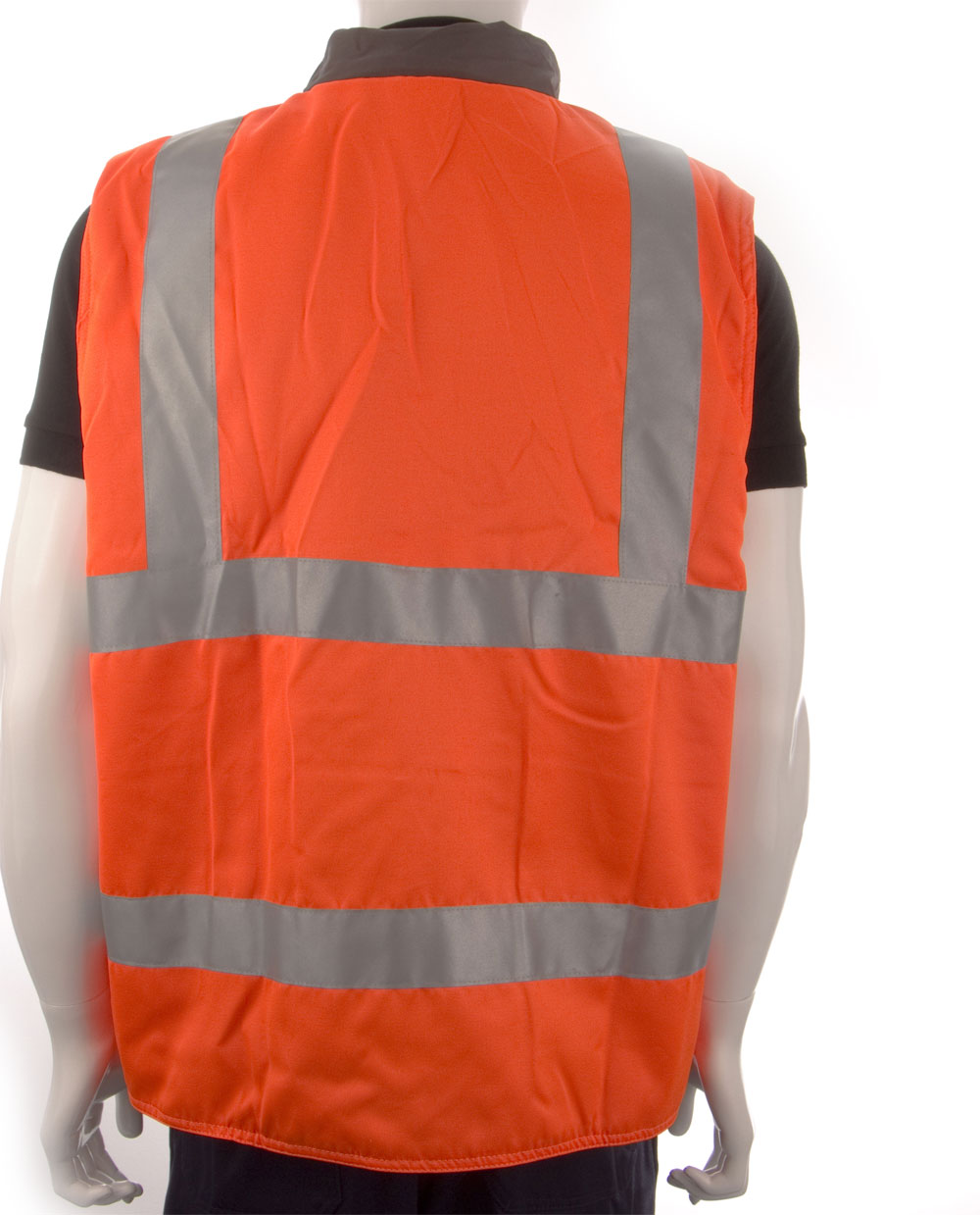 Beeswift BWENG Bodywarmer Reversible Hi Vis Orange