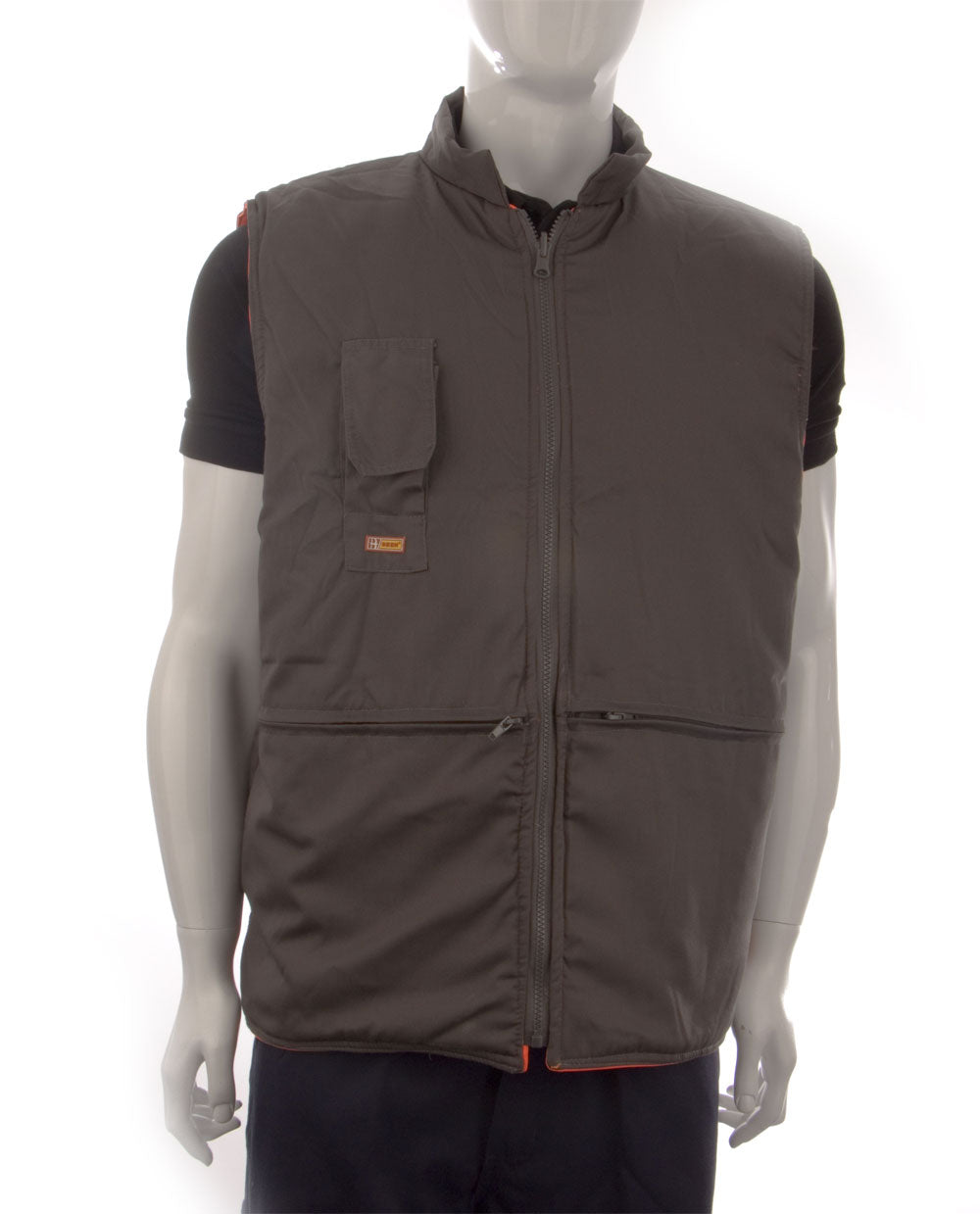 Beeswift BWENG Bodywarmer Reversible Hi Vis Orange
