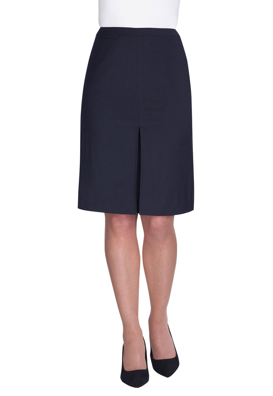 Brook Taverner 2253A Bronte A-line Navy Ladies Skirt Sophisticated Collection