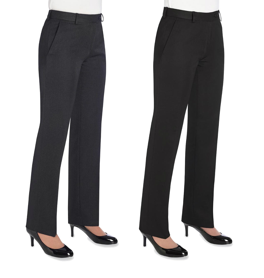 Brook Taverner Aura 2259 Polyviscose Formal Straight Leg Ladies Trousers