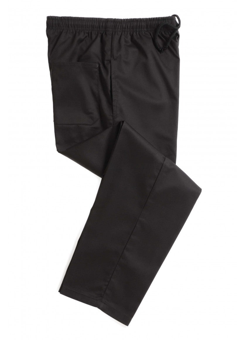 Portwest C070 Chefs Black Drawstring Trousers