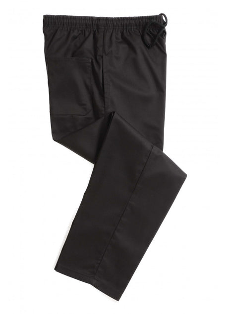 Portwest C070 Chefs Black Drawstring Trousers
