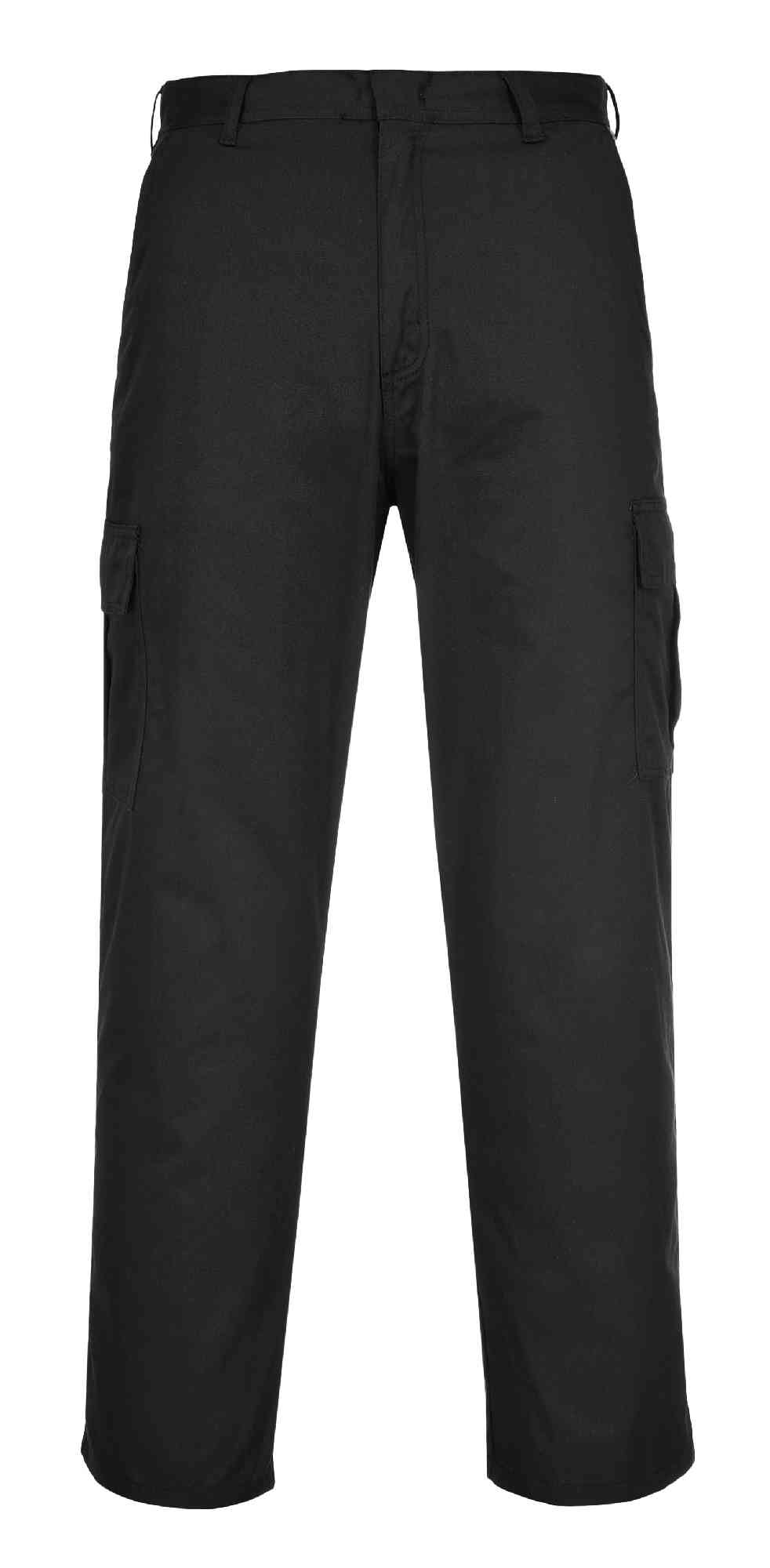 Portwest C701 Men Work Trousers Black Polycotton