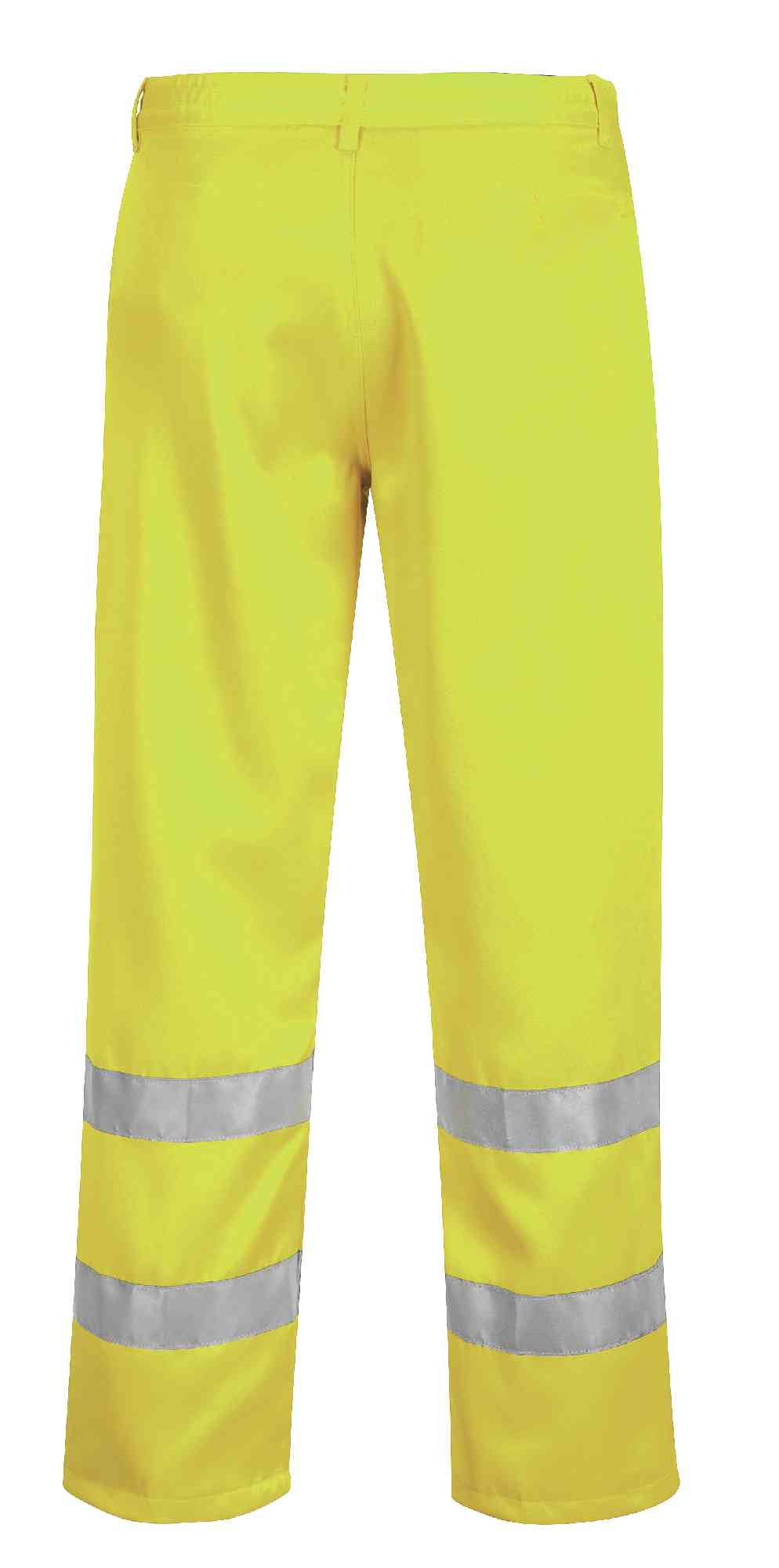 Pro-Tough CPHVTPCY High Visibility Polycotton Trousers Yellow