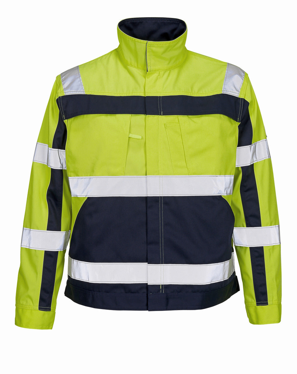 Mascot 07109-470 Cameta Hi Vis Polycotton Work Jacket with Reflective Bands