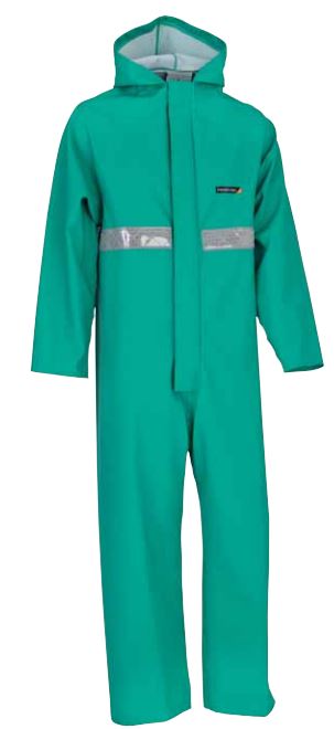 Alpha Solway Slickersuit Chemical Resistant Green Coverall