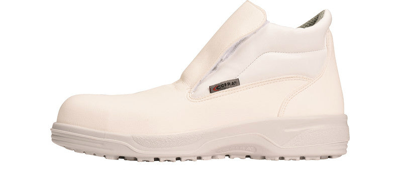 Cofra Lamar White Safety Hygiene Boots Slip On Steel Toe Cap S2 SRC Machine Washable