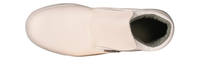 Cofra Lamar White Safety Hygiene Boots Slip On Steel Toe Cap S2 SRC Machine Washable