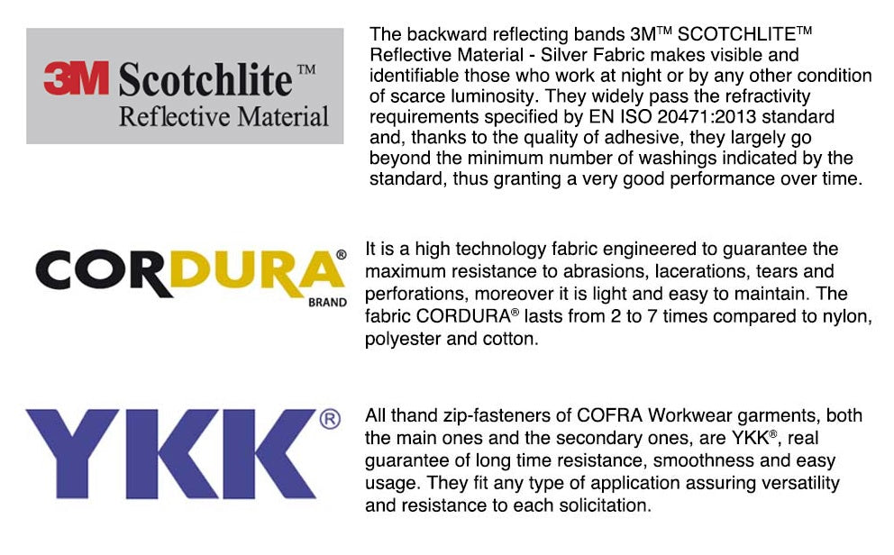 Cofra Workmaster V011 Cordura Non Metal Detectable Jacket